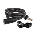 LONGUS Lock CLASSIC 10/1800mm spiral+holder black