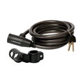 LONGUS Lock CLASSIC 10/1800mm spiral+holder black