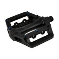 LONGUS Pedals BMX AL black, ball-cast pins