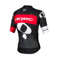 HQBC Jersey QPI SK TEAM LADY short sleeve black/red