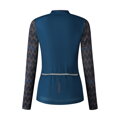 SHIMANO Jersey women's KAEDE PRINTED LONG blue