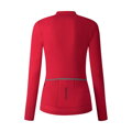 SHIMANO Jersey women's KAEDE THERMAL LONG red