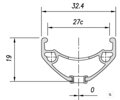 MACH1 Rim CROSS-R 27 29 28H black
