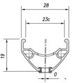 MACH1 Rim CROSS-R 23 29 32D black