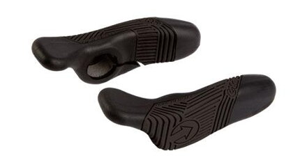 PRO Bar Ends ANATOMIC ERGO black 140g/pair