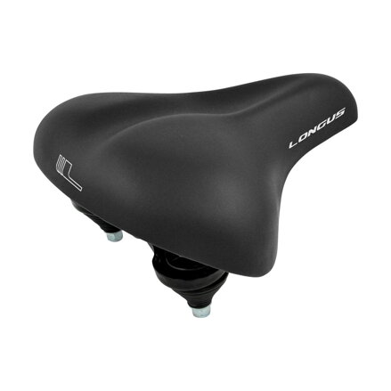 LONGUS Saddle COIL black City, spring