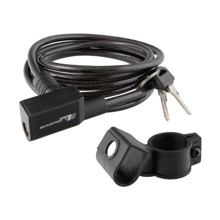 LONGUS Lock SE 6/1200mm spiral+holder black