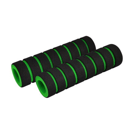 LONGUS Grips FOUMY black/green, foam
