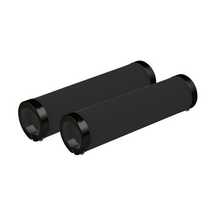 LONGUS Grips FLUO black with locks