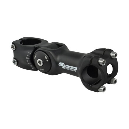 LONGUS Stem SETUP adjustable 28.6/25.4 0-60°, black