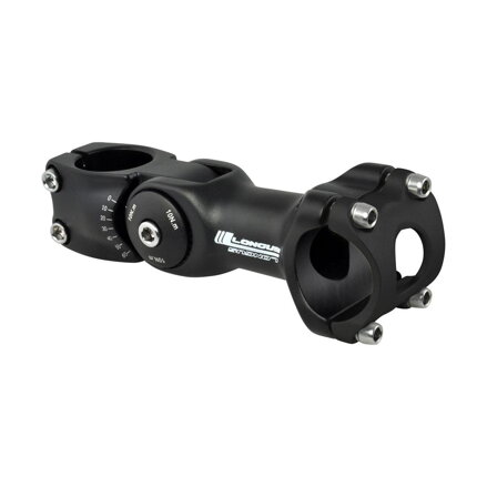 LONGUS Stem SETUP adjustable 28.6/31.8 0-60°, black