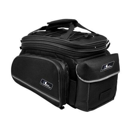 LONGUS Pouch INCREASER for carrier 7.8L side pockets black