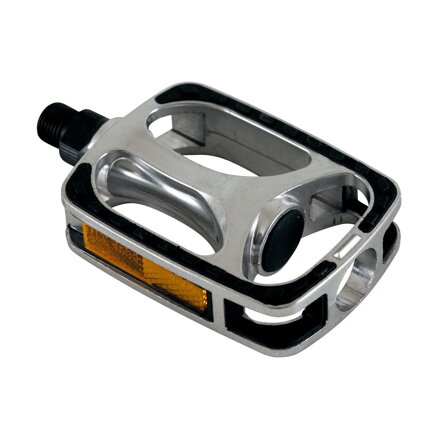 LONGUS Pedals COMFORT AL smaller non-slip, ball-bearing