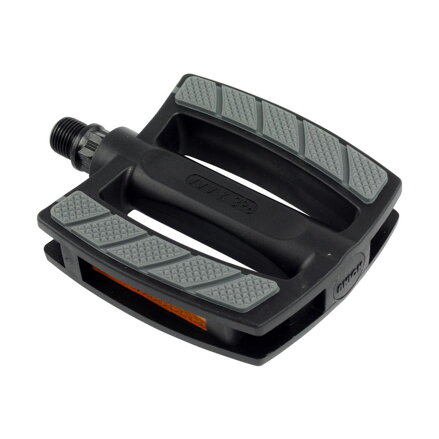 LONGUS Pedals EBIKE PP KNR plastic anti-slip, ball-bearing