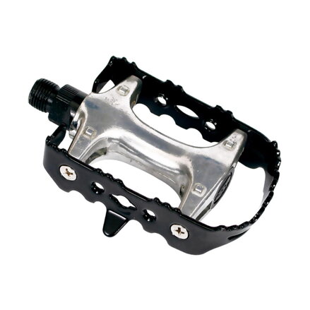 LONGUS Pedals CAGE MTB FE/AL silver, ball bearing
