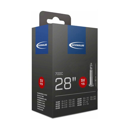 SCHWALBE Tube SV15 700x18/28C FV 50mm (18/28-622) 105g