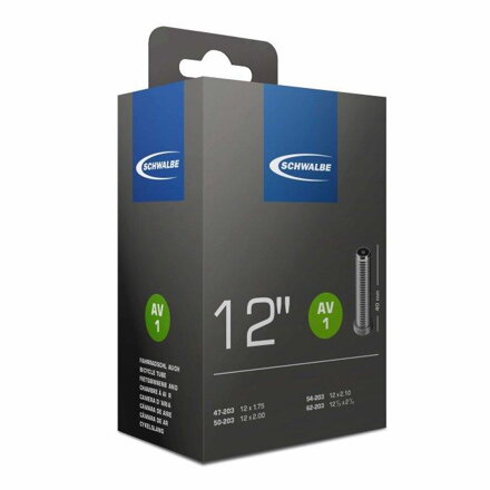 SCHWALBE Tube AV1 12x1.75/2.10 AV 40mm (47/62-203) 80g