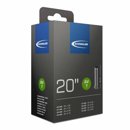 SCHWALBE Tube AV7 20x1.50/2.00 AV 40mm (40/62-406) 145g