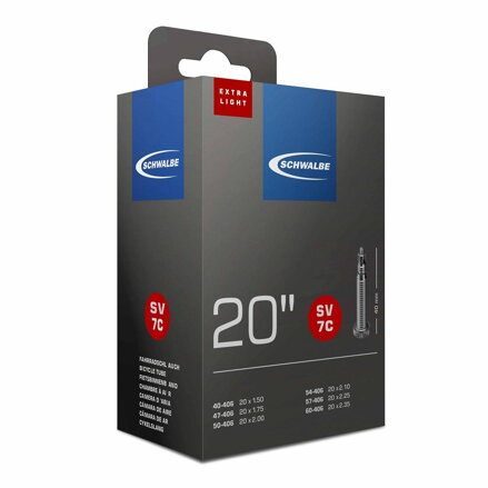 SCHWALBE Tube FV7C EXTRA LIGHT 20 40/60-406 EK 40mm 95g