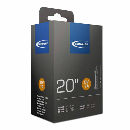 SCHWALBE Tube DV7A 20x1 1/8 / 1 3/8 40mm (37-438/451) 105g