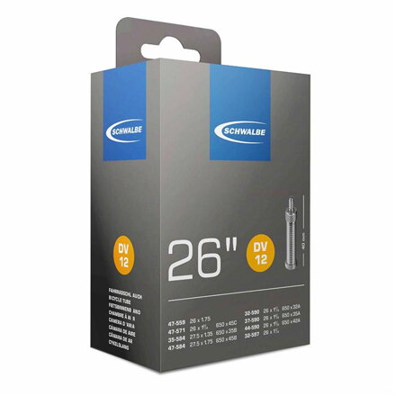 SCHWALBE Tube DV12 26 32/47-559/597 EK 40mm 140g