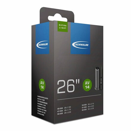 SCHWALBE Tube AV14 26x1.50/2.35 40mm (40/60-559) 130g extra light