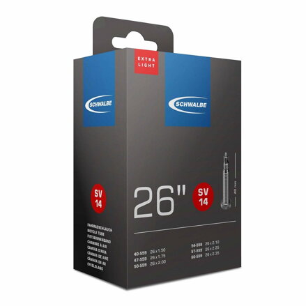 SCHWALBE Tube SV14 26x1.50/2.35 FV 40mm (40/60-559) 130g exlight