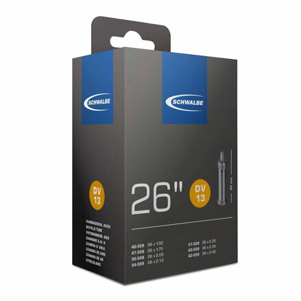 SCHWALBE Tube DV13 26x1.50/2.50 DV 40mm (40/62-559) 190g