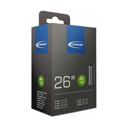 SCHWALBE Tube AV13 26x1.50/2.50 AV 40mm (40/62 559) 190g