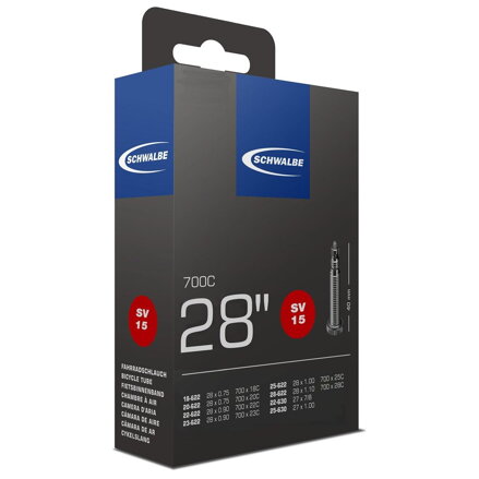 SCHWALBE Tube SV15 700x18/28C FV 40mm (18/28-622) 105g