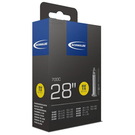SCHWALBE Tube SV15 700x18/28C FV 60mm (18/28-622) 105g