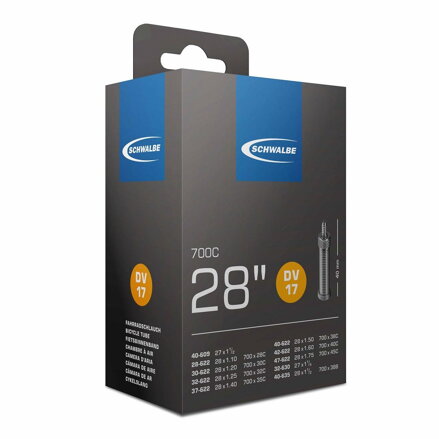 SCHWALBE Tube DV17 700x28/45C DV 40mm (40/47-622) 150g