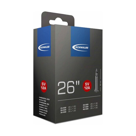 SCHWALBE Tube SV12A 26x1.00/1.50 40mm (25/40-559) 120g
