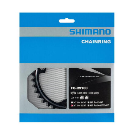 SHIMANO Chainring 36 teeth FC-R9100 Dura Ace black 110mm