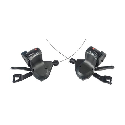 SHIMANO Shifters Tiagra SL-4700 pair 2x10-speed for flat handlebars+cabling