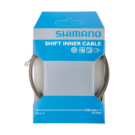 SHIMANO Shifting cable 1.2x2100mm stainless steel+Optislick coating