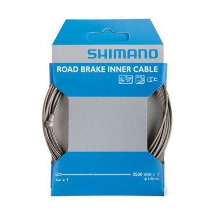SHIMANO Brake cable road 3500mmx1.6mm stainless tandem