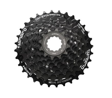 SHIMANO Cassette CS-HG200 8-speed 12-32 teeth black