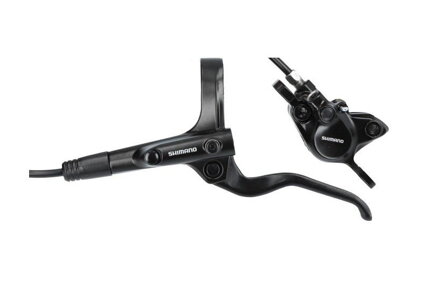 SHIMANO Brake hydr. E-MT201 front black Post Mount 1000mm hose + pads B05S