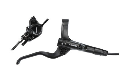 SHIMANO Brake hydr. E-MT201 rear black Post Mount 1700mm hose + pads B05S