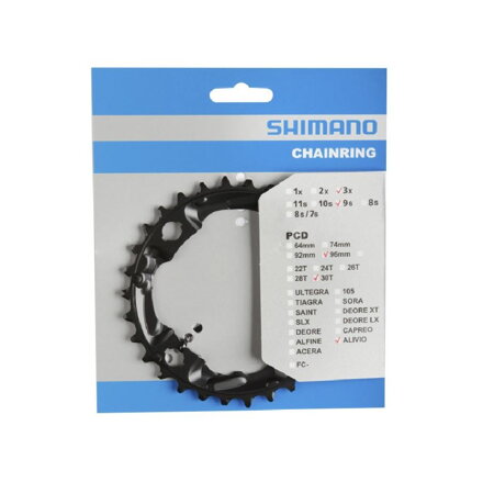 SHIMANO Chainring 30 teeth FC-M4000/4050 Alivio 9-speed 96mm
