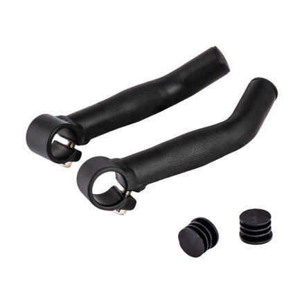 LONGUS Bar Ends L-WELD Al black
