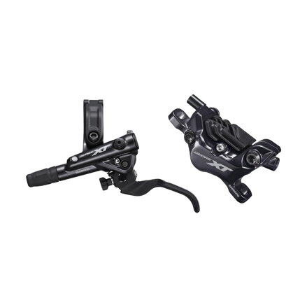 SHIMANO Brake hydr. XT I-M8120 front black Post Mount 1000mm hose + pads N03A