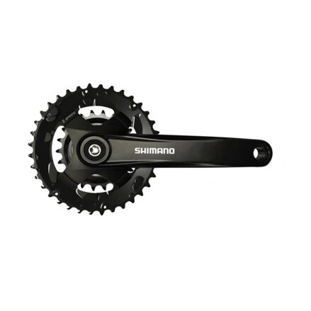 SHIMANO Crankset Altus FC-MT101 175mm 36/22 teeth 9-speed black without cover for square taper