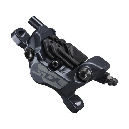 SHIMANO Brake caliper SLX BR-M7120 4-piston hydraulic Post Mount+pads N03A