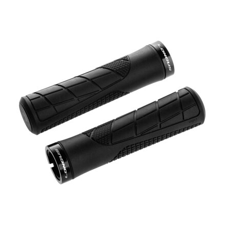 LONGUS Grips GROSS black with lock thicker