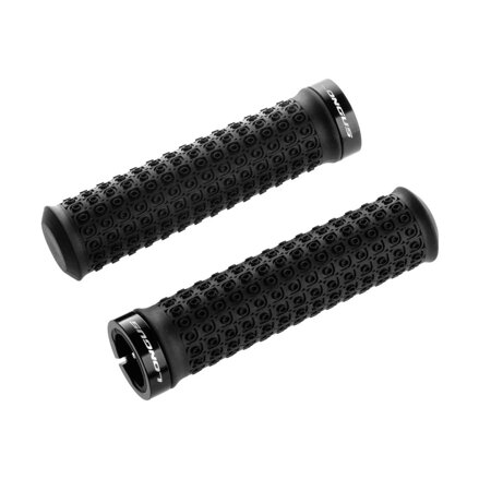 LONGUS Grips DOTS black with lock