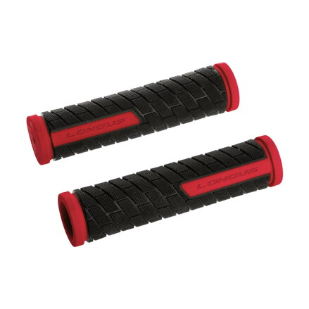 LONGUS Grips GRID red/black