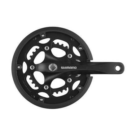 SHIMANO Crankset CLARIS FC-RS200 175mm 50/34 teeth with cover 8sp. for square black