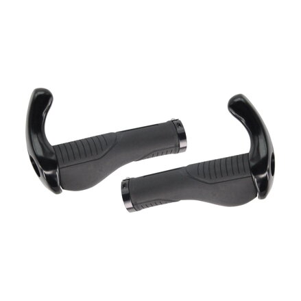 LONGUS Bar Ends SPUR with grips black